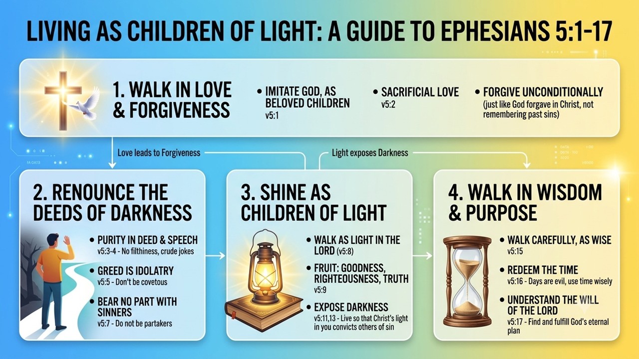 Book of Ephesians Chapter 5 Verses 1-17 इफिसियों की पत्री, अध्याय 5, आयतें 1-17 – 30th August, 2026.