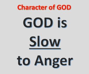 God is Slow to Anger [Bread Breaking]
