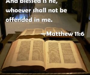 Overcoming The Sin Of Getting Offended