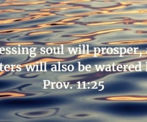 God refreshes those who refreshes others