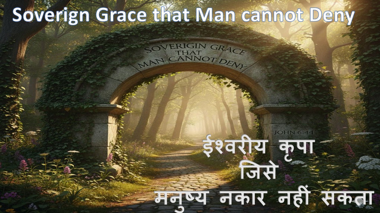 Soverign Grace that Man cannot Deny ईश्वरीय कृपा जिसे मनुष्य नकार नहीं सकता – 11th January 2026.