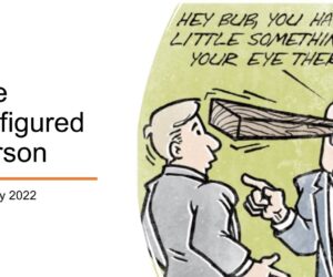 The disfigured person