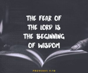 Fear the Lord, nothing else