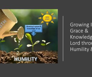 Growing In Grace & Knowledge Of Lord Jesus Through Humility And Faith