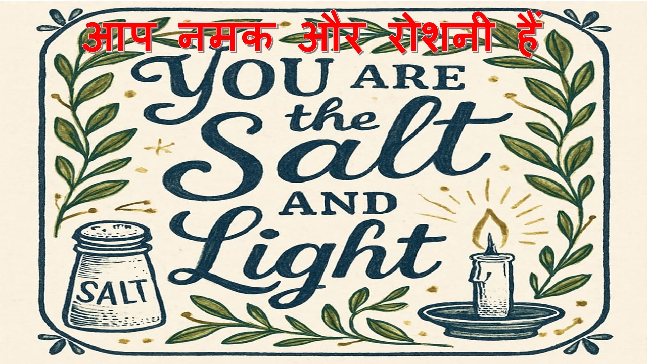 [BREAD BREAKING ] You are the Salt and Light आप नमक और रोशनी हैं  – 1st Feb, 2026